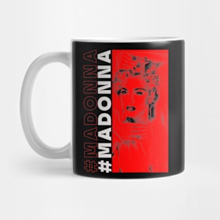 MADONNA PORTRAIT RED SPACE Mug